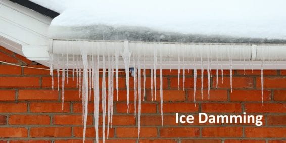 Ice Damming on metal roof