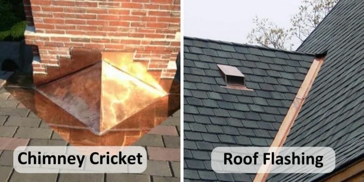 Chimney Cricket vs. Roof Flashing